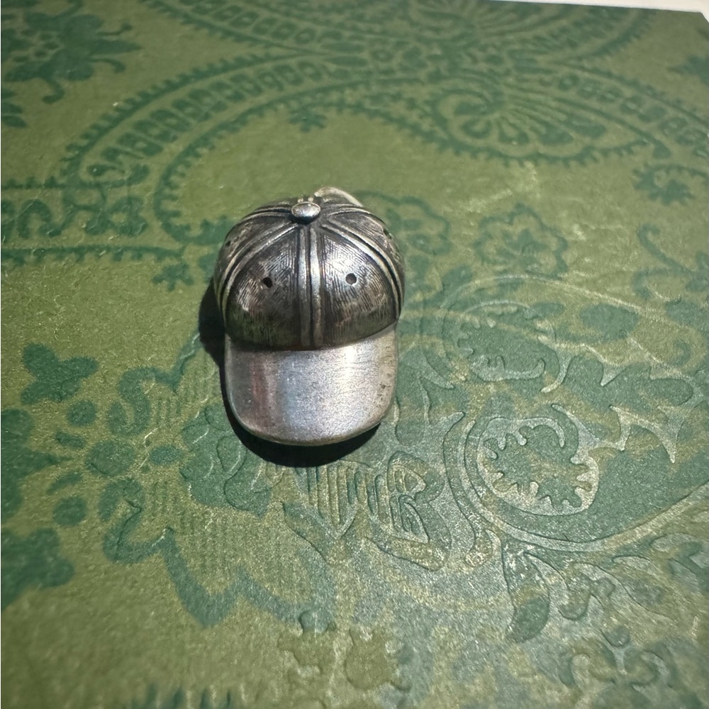 James Avery Retired Silver Baseball Cap Charm